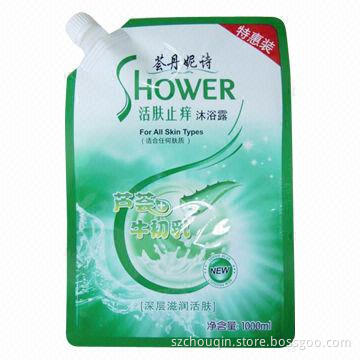 Detergent and Shampoo Spout Pouch, Stand Up, Aluminum Foil Material, Light-proof and Less MOQ